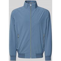 Christian Berg Men Blouson mit Reißverschlusstaschen in Blau, Größe 3XL von Christian Berg Men