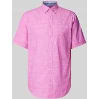 Christian Berg Men Freizeithemd mit Button-Down-Kragen in Pink, Größe M von Christian Berg Men