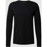 Christian Berg Men Longsleeve mit Rundhalsausschnitt in Black, Größe M von Christian Berg Men