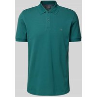Christian Berg Men Poloshirt mit Label-Stitching in Metallic Gruen, Größe XXL von Christian Berg Men