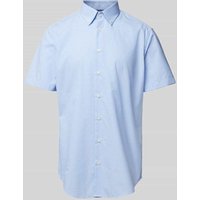 Christian Berg Men Regular Fit Business-Hemd mit Button-Down-Kragen in Bleu, Größe 39/40 von Christian Berg Men