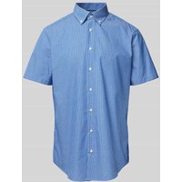 Christian Berg Men Regular Fit Business-Hemd mit Button-Down-Kragen in Royal, Größe 41/42 von Christian Berg Men