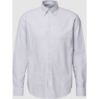 Christian Berg Men Regular Fit Business-Hemd mit Button-Down-Kragen in Royal, Größe 41/42 von Christian Berg Men