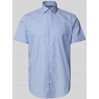Christian Berg Men Regular Fit Business-Hemd mit Kentkragen in Royal, Größe 43/44 von Christian Berg Men