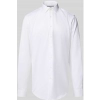 Christian Berg Men Regular Fit Businesshemd mit Kentkragen und extra langem Arm in Weiss, Größe 39/40 von Christian Berg Men