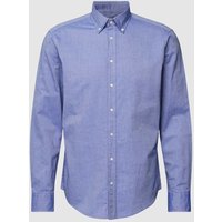 Christian Berg Men Regular Fit Businesshemd mit Button-Down-Kragen in Royal, Größe 37/38 von Christian Berg Men