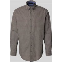 Christian Berg Men Regular Fit Freizeithemd mit Button-Down-Kragen in Cognac, Größe XXL Christian Berg Men Regular Fit Freizeithemd mit Button-Down-Kragen in Cognac, Größe XXL von Christian Berg Men