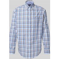 Christian Berg Men Regular Fit Freizeithemd mit Button-Down-Kragen in Marine, Größe L Christian Berg Men Regular Fit Freizeithemd mit Button-Down-Kragen in Marine, Größe L von Christian Berg Men
