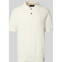Christian Berg Men Regular Fit Poloshirt mit kurzer Knopfleiste in Offwhite, Größe L Christian Berg Men Regular Fit Poloshirt mit kurzer Knopfleiste in Offwhite, Größe L von Christian Berg Men