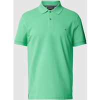 Christian Berg Men Slim Fit Poloshirt im unifarbenen Design in Apfel, Größe XL von Christian Berg Men