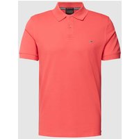 Christian Berg Men Slim Fit Poloshirt im unifarbenen Design in Hellrot, Größe XL von Christian Berg Men