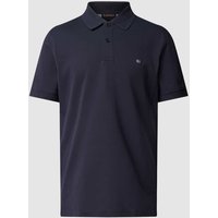 Christian Berg Men Slim Fit Poloshirt im unifarbenen Design in Marine, Größe XXXL von Christian Berg Men