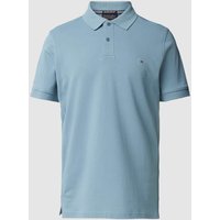 Christian Berg Men Slim Fit Poloshirt im unifarbenen Design in Metallic Tuerkis, Größe XXL von Christian Berg Men