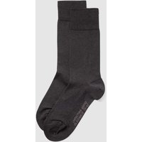 Christian Berg Men Socken aus Baumwoll-Mix im 2er-Pack in Anthrazit, Größe 43/46 von Christian Berg Men