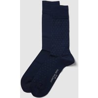 Christian Berg Men Socken mit Allover-Print im 2er-Pack in Marine, Größe 39/42 von Christian Berg Men