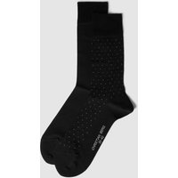 Christian Berg Men Socken mit Allover-Print im 2er-Pack in Black, Größe 39/42 von Christian Berg Men