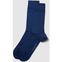 Christian Berg Men Socken mit Allover-Print im 2er-Pack in Dunkelblau, Größe 39/42 von Christian Berg Men