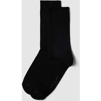 Christian Berg Men Socken mit elastischen Bündchen im 2er-Pack in Black, Größe 39/42 von Christian Berg Men