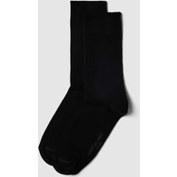Christian Berg Men Socken mit elastischen Bündchen im 2er-Pack in Black, Größe 43/46 von Christian Berg Men