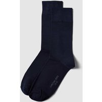 Christian Berg Men Socken mit elastischen Bündchen im 2er-Pack in Dunkelblau, Größe 39/42 von Christian Berg Men