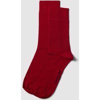 Christian Berg Men Socken mit elastischen Bündchen im 2er-Pack in Rot, Größe 43/46 von Christian Berg Men