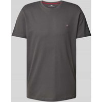 Christian Berg Men T-Shirt mit Label-Stitching in Anthrazit, Größe XXL Christian Berg Men T-Shirt mit Label-Stitching in Anthrazit, Größe XXL von Christian Berg Men