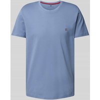 Christian Berg Men T-Shirt mit Label-Stitching in Jeansblau, Größe XL von Christian Berg Men
