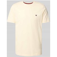 Christian Berg Men T-Shirt mit Label-Stitching in Metallic Beige, Größe XXL Christian Berg Men T-Shirt mit Label-Stitching in Metallic Beige, Größe XXL von Christian Berg Men