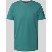 Christian Berg Men T-Shirt mit Label-Stitching in Metallic Gruen, Größe XXL Christian Berg Men T-Shirt mit Label-Stitching in Metallic Gruen, Größe XXL von Christian Berg Men