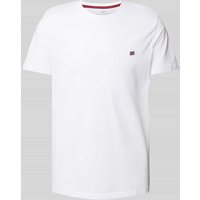 Christian Berg Men T-Shirt mit Label-Stitching in Weiss, Größe L von Christian Berg Men