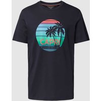 Christian Berg Men T-Shirt mit Motiv-Print in Marine, Größe L von Christian Berg Men