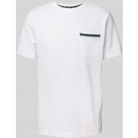 Christian Berg Men T-Shirt mit aufgesetzter Brusttasche in Weiss, Größe L von Christian Berg Men