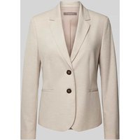 Christian Berg Woman Selection Blazer mit Strukturmuster in Sand, Größe 42 von Christian Berg Woman Selection