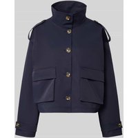Christian Berg Woman Selection Jacke mit Stehkragen in Dunkelblau, Größe 34 von Christian Berg Woman Selection
