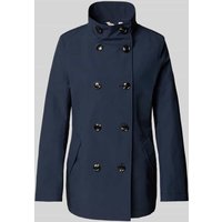 Christian Berg Woman Selection Jacke mit Stehkragen und Eingrifftaschen in Dunkelblau, Größe 50 von Christian Berg Woman Selection
