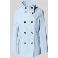 Christian Berg Woman Selection Jacke mit Stehkragen und Eingrifftaschen in Hellblau, Größe 38 von Christian Berg Woman Selection