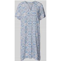 Christian Berg Woman Selection Knielanges Kleid aus Viskose mit Eingrifftaschen in Blau, Größe 40 von Christian Berg Woman Selection