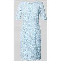Christian Berg Woman Selection Knielanges Kleid mit Ausbrenner-Effekt in Hellblau, Größe 38 von Christian Berg Woman Selection