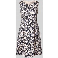 Christian Berg Woman Selection Knielanges Kleid mit Kellerfalten in Altrosa, Größe 34 von Christian Berg Woman Selection