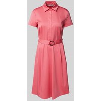 Christian Berg Woman Selection Knielanges Kleid mit Taillengürtel in Pink, Größe 44 von Christian Berg Woman Selection