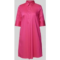 Christian Berg Woman Selection Knielanges Kleid mit kurzer Knopfleiste in Pink, Größe 36 von Christian Berg Woman Selection