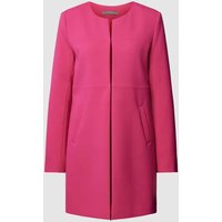 Christian Berg Woman Selection Longblazer mit Eingrifftaschen in unifarbenem Design in Pink, Größe 36 von Christian Berg Woman Selection