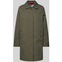 Christian Berg Woman Selection Mantel mit Leistentaschen in Khaki, Größe 40 von Christian Berg Woman Selection