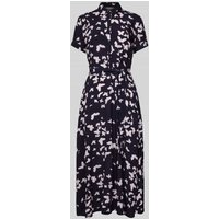 Christian Berg Woman Selection Midikleid mit Bindegürtel in Marine, Größe 38 von Christian Berg Woman Selection