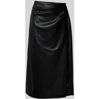 Christian Berg Woman Selection Midirock in Leder-Optik in Black, Größe 40 von Christian Berg Woman Selection