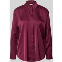 Christian Berg Woman Selection Regular Fit Bluse mit verdeckter Knopfleiste in Pflaume, Größe 34 von Christian Berg Woman Selection