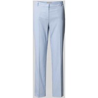 Christian Berg Woman Selection Regular Fit Stoffhose mit Bügelfalten in Hellblau, Größe 48 von Christian Berg Woman Selection
