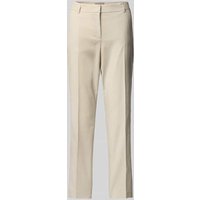 Christian Berg Woman Selection Regular Fit Stoffhose mit Bügelfalten in Sand, Größe 40 von Christian Berg Woman Selection