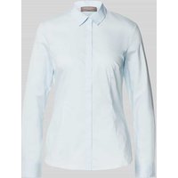 Christian Berg Woman Selection Slim Fit Bluse mit verdeckter Knopfleiste in Hellblau, Größe 36 von Christian Berg Woman Selection