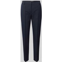 Christian Berg Woman Selection Slim Fit Stoffhose mit verkürztem Schnitt in Marine, Größe 40 von Christian Berg Woman Selection